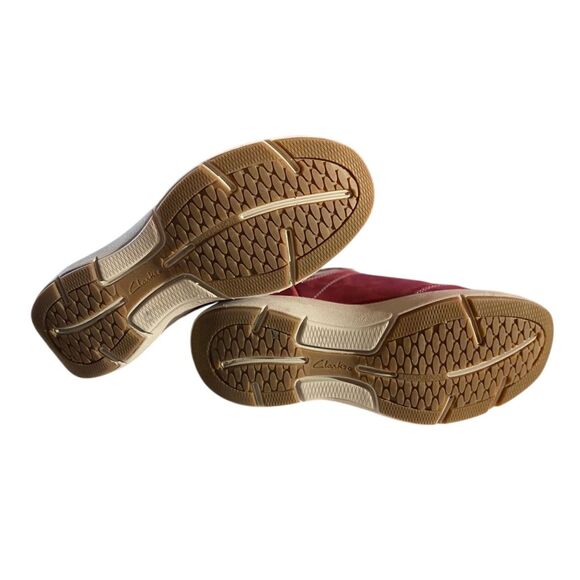 Clarks Wavewalk Shoes. Size 8 1/2. Burgundy. GUC - Picture 8 of 10